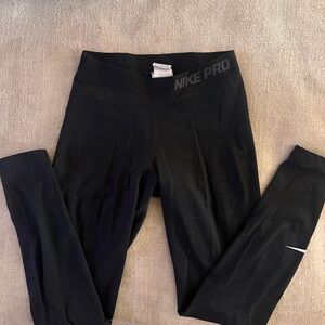 Nike Pro Black Athletic Leggings